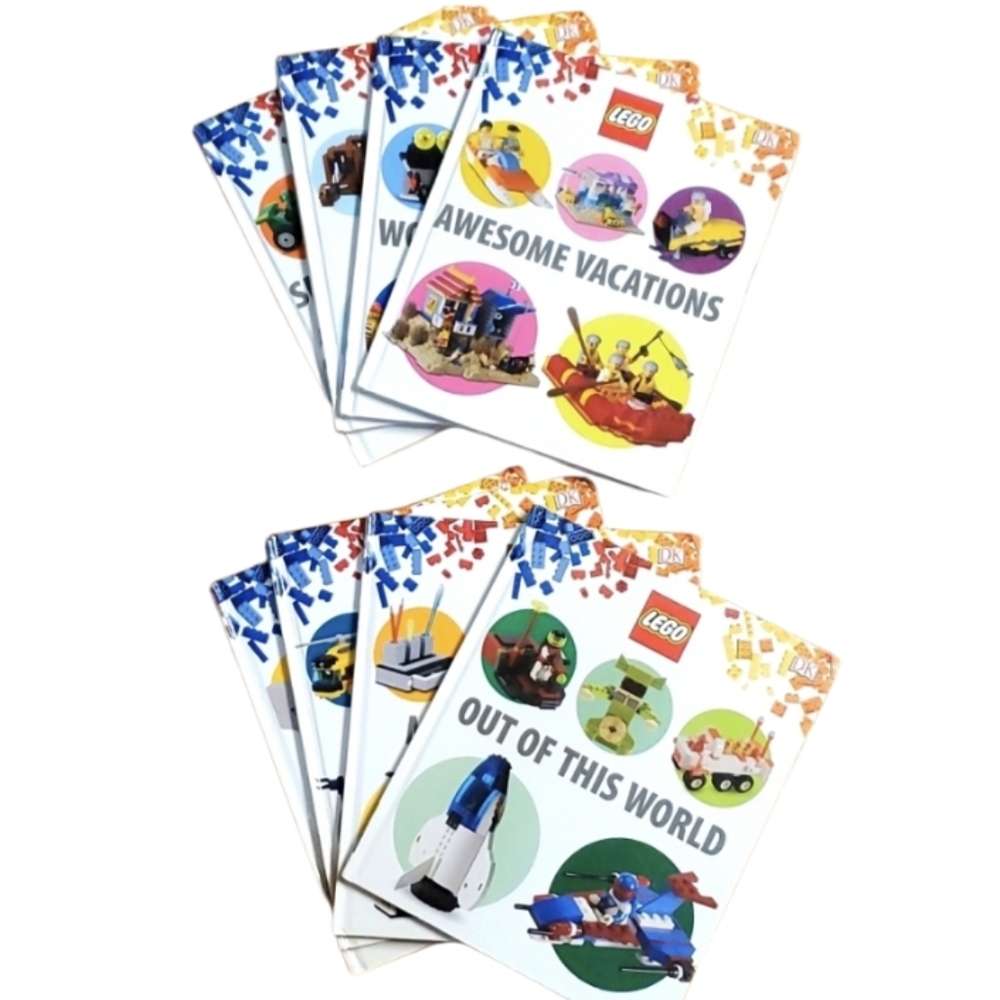 Lego Set of 8 Hardcover Books by‎ DK